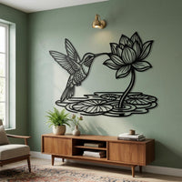 Hummingbird Metal Wall Decor