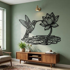 Hummingbird Metal Wall Decor