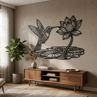 Hummingbird Metal Wall Decor