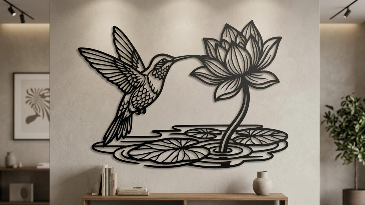 Hummingbird Metal Wall Decor