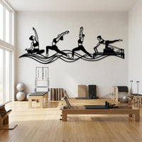 Pilates Metal Wall Decor