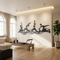 Pilates Metal Wall Decor
