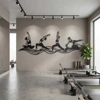 Pilates Metal Wall Decor