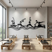 Pilates Metal Wall Decor