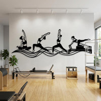 Pilates Metal Wall Decor
