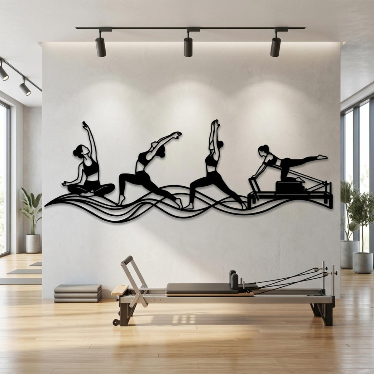 Pilates Metal Wall Decor
