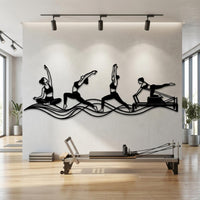 Pilates Metal Wall Decor
