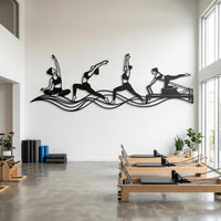 Pilates Metal Wall Decor