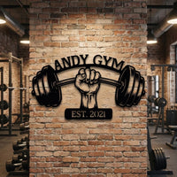 Personalized Gym Sign