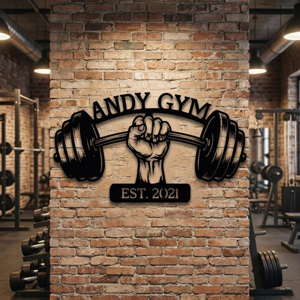Personalized Gym Sign