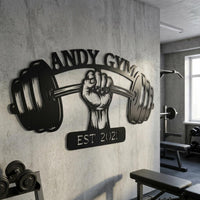 Personalized Gym Sign
