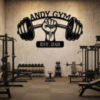 Personalized Gym Sign