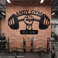 Personalized Gym Sign
