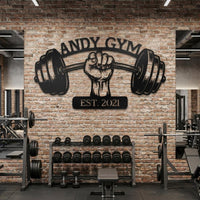 Personalized Gym Sign