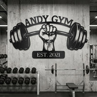 Personalized Gym Sign