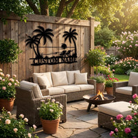 Personalized Beach House Sign
