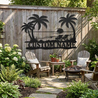 Personalized Beach House Sign