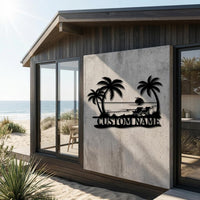 Personalized Beach House Sign