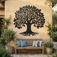 Oak Tree Metal Wall Decor