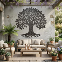 Oak Tree Metal Wall Decor