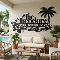 Personalized Poolside Sign