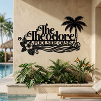 Personalized Poolside Sign