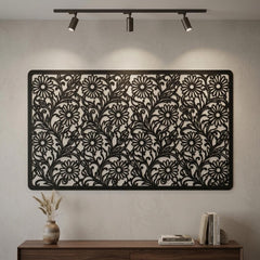Floral Metal Wall Decor