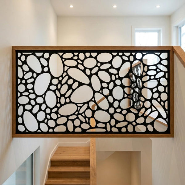 Pebble Metal Decorative Panel