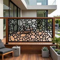 Pebble Metal Decorative Panel