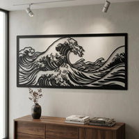 Wave Metal Wall Decor
