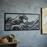 Wave Metal Wall Decor
