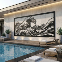 Wave Metal Wall Decor