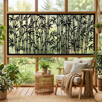Bamboo Metal Privacy Screen