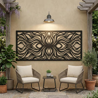 Wind Abstract Metal Wall Decor