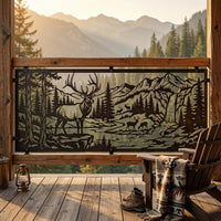 Elk Metal Privacy Screen