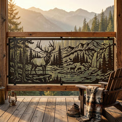 Elk Metal Privacy Screen