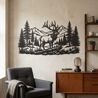 Elk Metal Wall Decor
