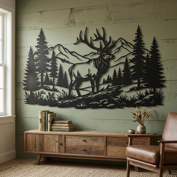 Elk Metal Wall Decor