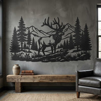 Elk Metal Wall Decor