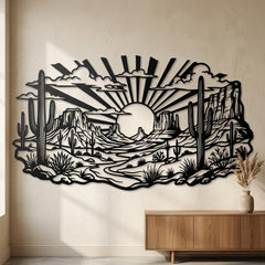Desert Metal Wall Decor