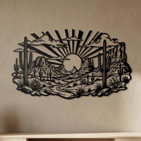 Desert Metal Wall Decor