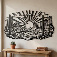 Desert Metal Wall Decor