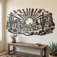 Desert Metal Wall Decor