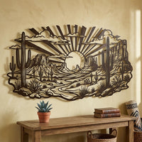 Desert Metal Wall Decor