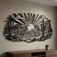 Desert Metal Wall Decor
