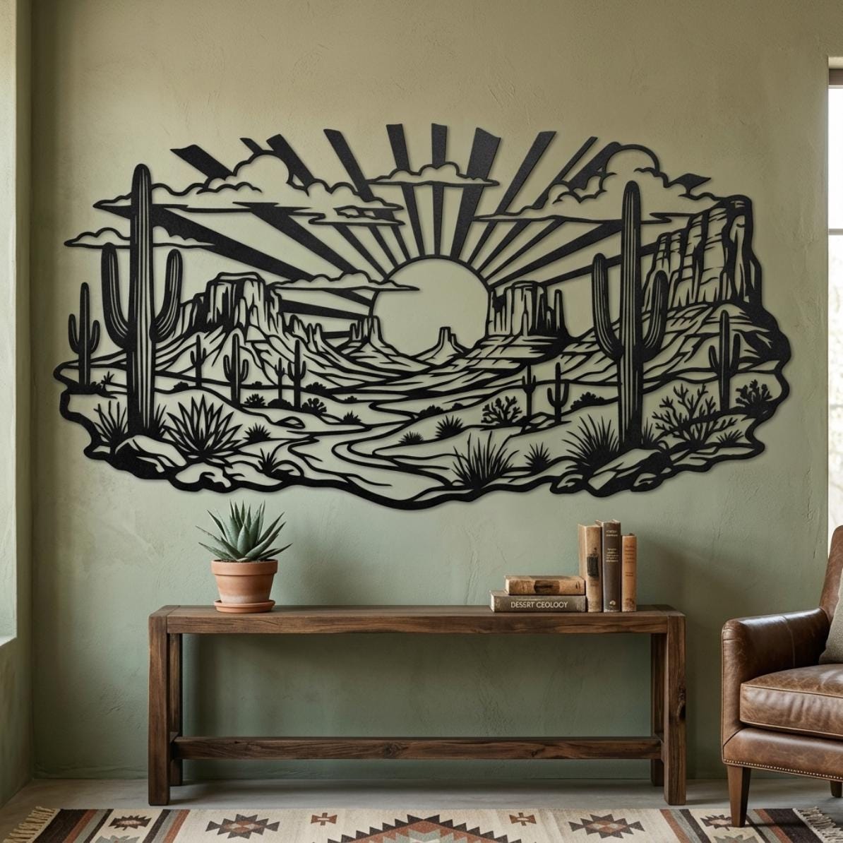 Desert Metal Wall Decor