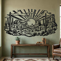 Desert Metal Wall Decor