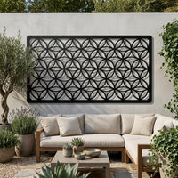 Flower of Life Metal Wall Decor