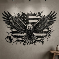 American Eagle Metal Wall Art
