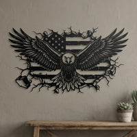 American Eagle Metal Wall Art